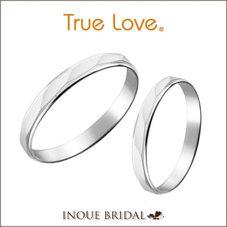 ＩＮＯＵＥ　ＢＲＩＤＡＬ（イノウエ）:【鍛造製法で丈夫な指輪】プラチナのマットな質感と斜めラインが際立つリング