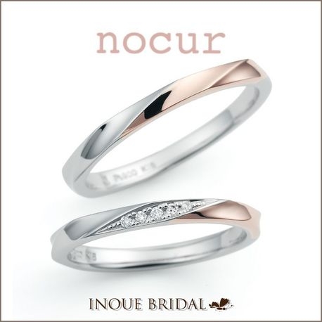 ＩＮＯＵＥ　ＢＲＩＤＡＬ（イノウエ）:【プラチナ×ピンクゴールドコンビ★】デザインも満足な指輪登場！