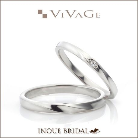 INOUE BRIDAL(イノウエ):1粒ダイヤモンドのシンプルデザイン☆