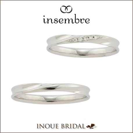 INOUE BRIDAL(イノウエ):【鍛造製法で丈夫】ふたりでプラチナとピンクゴールドなど素材違いのペアも叶う☆゜。