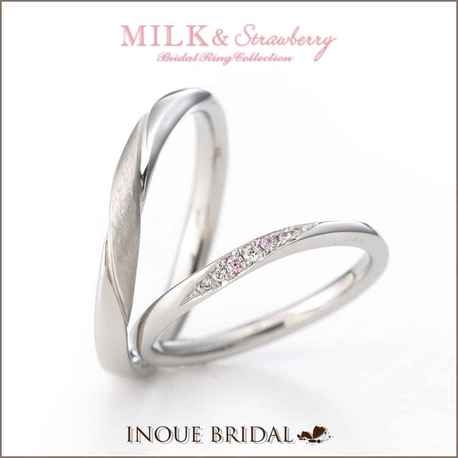 INOUE BRIDAL(イノウエ):【ミルク&ストロベリー】ピンクダイヤが特徴のとにかく可愛い