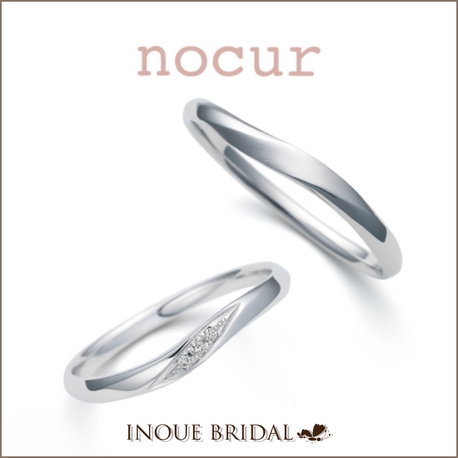 INOUE BRIDAL(イノウエ):【新作!】シンプルな細身のやわらかウェーブライン☆゜。