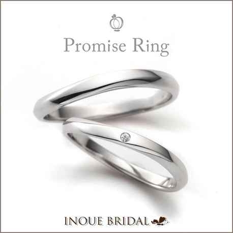 ＩＮＯＵＥ　ＢＲＩＤＡＬ（イノウエ）:ゆるやかなカーブとシンプルな細身デザインで薬指を長く魅せてくれる注目リング☆