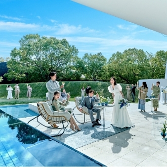 結婚式場：週末BIG《150万特典*豪華試食》緑×水の貸切リゾート*挙式体験