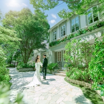 結婚式場：【勾当台駅5分】牛フィレコース試食×貸切邸宅のガーデン婚体験