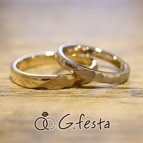 手作り指輪工房　Ｇ．ｆｅｓｔａ（ジーフェスタ）:【ふたりで手作り結婚指輪】作る時間も心に残る想い出に！