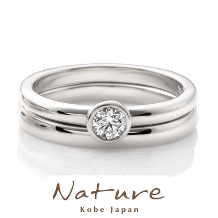 ＦＩＲＳＴ　ＤＩＡＭＯＮＤ　静岡彫金工房:NATURE【Comfortable・straight Line】