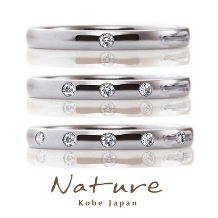 ＦＩＲＳＴ　ＤＩＡＭＯＮＤ　静岡彫金工房:NATURE【Comfortable・straight Line】