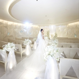 結婚式場：AM満席御礼*三連休SP【ANA花嫁人気No1】輝くチャペル&amp;ドレス見学