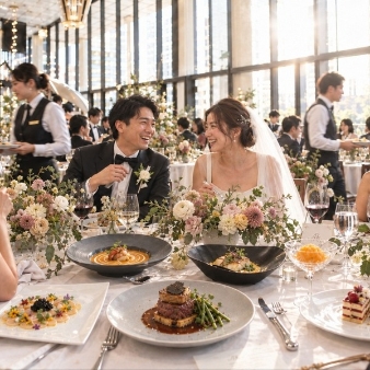Restaurant　mitte（レストラン　ミッテ）:【新登場★オールシーズンOK】50名～のおもてなし＊ミッテプラン☆50名155万円≪127万円優待≫