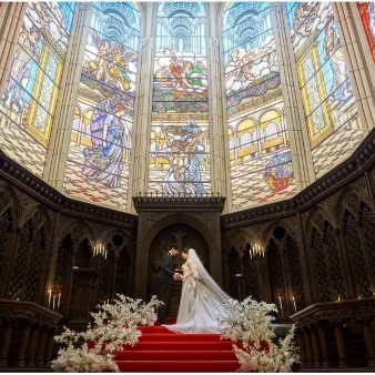 結婚式場：《駅1分*圧巻の大聖堂演出》和牛4万コース＆絶品アフヌン試食付