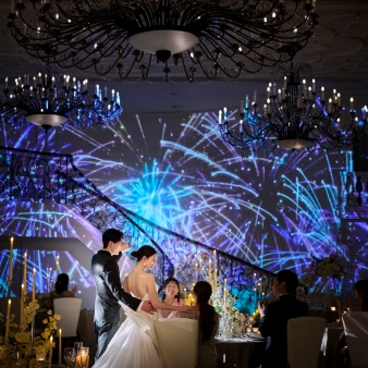 結婚式場：トレンド花嫁に◎SNSで話題の最新マッピング演出*絶品4万試食