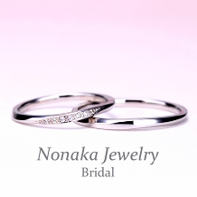 ＮＯＮＡＫＡ　ＪＥＷＥＬＲＹ（ノナカジュエリー）:【ピンクダイヤ♪リーズナブル】細身のプラチナリング※スーパーハードPtで作製可能