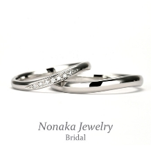 ＮＯＮＡＫＡ　ＪＥＷＥＬＲＹ（ノナカジュエリー）:【鍛造】【純プラチナ、H&Cダイヤ】丈夫さとオシャレな雰囲気を併せ持った結婚指輪