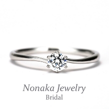 NONAKA JEWELRY(ノナカジュエリー):婚約指輪 お得♪人気のハードプラチナ製ウェーブデザインダイヤモンドリング