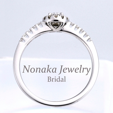 可愛い上品なお花のデザイン プラチナダイヤモンド婚約指輪 ｎｏｎａｋａ ｊｅｗｅｌｒｙ ノナカジュエリー ゼクシィ