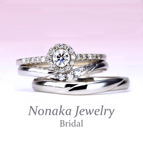 可愛い上品なお花のデザイン プラチナダイヤモンド婚約指輪 ｎｏｎａｋａ ｊｅｗｅｌｒｙ ノナカジュエリー ゼクシィ