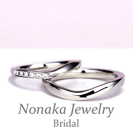 Gisele ジセル 約束 ピンクダイヤ入 Pt950h ハード 結婚指輪ペア ｎｏｎａｋａ ｊｅｗｅｌｒｙ ノナカジュエリー ゼクシィ