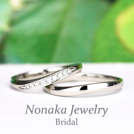 鍛造 丈夫さとオシャレな雰囲気を併せ持った結婚指輪 ペア プラチナ ｎｏｎａｋａ ｊｅｗｅｌｒｙ ノナカジュエリー ゼクシィ