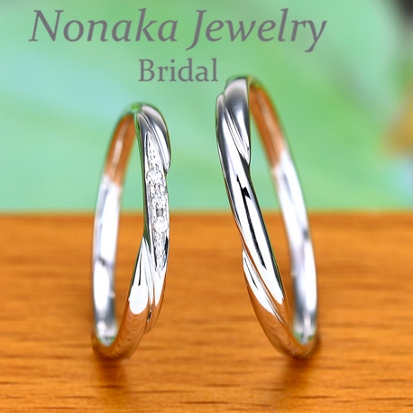 2本10万円未満 結婚指輪ペア プラチナ製人気デザインのお手頃なリング ｎｏｎａｋａ ｊｅｗｅｌｒｙ ノナカジュエリー ゼクシィ