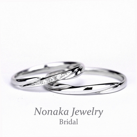 ＮＯＮＡＫＡ　ＪＥＷＥＬＲＹ（ノナカジュエリー）:【2本10万円未満】結婚指輪ペア  プラチナ製人気デザインのお手頃なリング