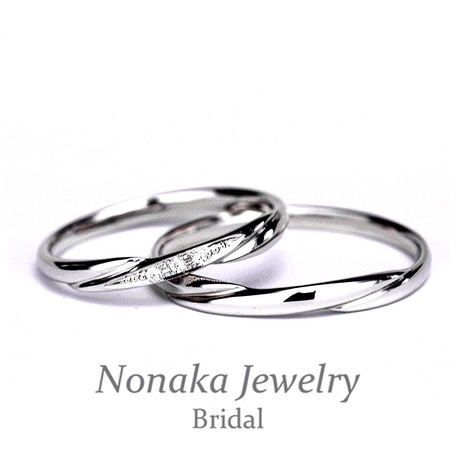 【2本10万円未満】結婚指輪ペア &nbsp;プラチナ製人気デザインのお手頃なリング