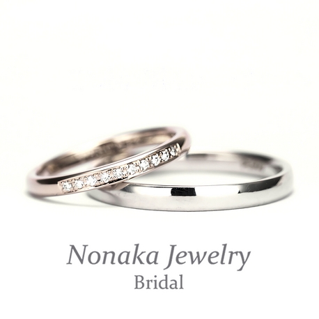 ＮＯＮＡＫＡ　ＪＥＷＥＬＲＹ（ノナカジュエリー）:【 鍛造 】高品質H&Cダイヤ 変形やキズに非常に強い鍛造  ストレートデザイン