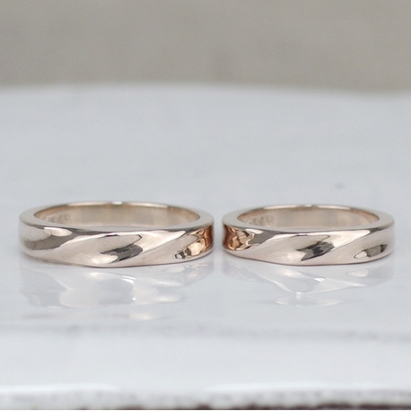 クレストリング・ピンクシルバー製