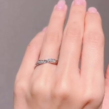 ＯＨＡＳＨＩ　ＢＲＩＤＡＬ（オオハシ・ブライダル）:【ロイヤルアッシャー】チューリップモチーフ　2025年新作マリッジリング