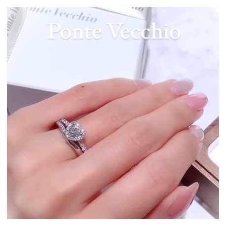 ＯＨＡＳＨＩ　ＢＲＩＤＡＬ（オオハシ・ブライダル）:【ポンテヴェキオ】ふっくらと愛らしいハート型のダイヤモンドに想いをのせて