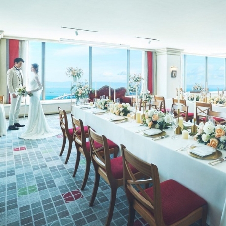 神戸ポートピアホテル：先着3組特典＊格式×独立チャペル×フード試食付パーティ体験