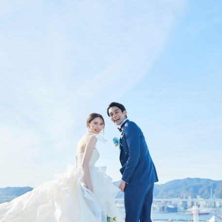 神戸ポートピアホテル：ホテルフォトウエディング◆最短2週間で準備～撮影OK