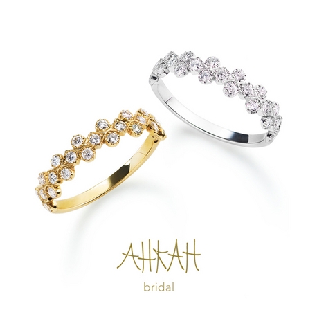 HARADA BRIDAL（ハラダ　ブライダル）:【AHKAH（アーカー）】ダイヤ　フローレントリング