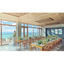 ザ・ヨミタンリゾート アクアグレイス/ワタベウェディング:【ザ・ヨミタンリゾート アクアグレイス・チャペル】2025年7月~2026年3月パーティ付きプラン/ライトプラン:リゾートカジュアルなテイスト ワンフロア貸し切りで絶景と美食を堪能