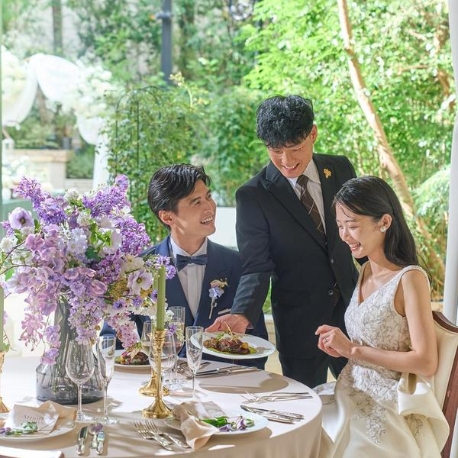 ソンブルイユ　ＯＳＡＫＡ　ＷＥＤＤＩＮＧ（ＳＯＭＢＲＥＵＩＬ　ＯＳＡＫＡ　ＷＥＤＤＩＮＧ）：＼美食でおもてなし／星付きシェフの試食×全天候ガーデン体験
