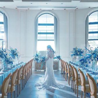 アイネス　ヴィラノッツェ　オーシャンポートサイド:【会費制パーティプラン／６ヶ月以内】自由で楽しくカジュアルに1.5次会≪最大70万円ご優待！≫:◆料理・挙式会場・披露宴会場・ロケーション・スタッフなど多数部門でクチコミ高評価☆彡◆海・空を見渡すオーシャンビューチャペル◆選べる２つのリゾート邸宅◆開放感あふれるプライベートガーデン◆ゲストも大絶賛の料理試食◆併設衣裳サロンでドレスも見学◆内容盛りだくさんのフェアでアイネスの魅力を体験しよう！