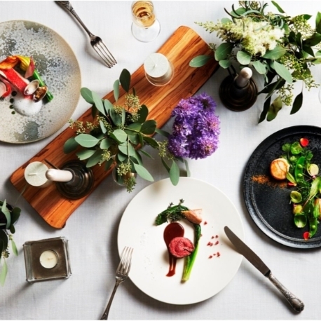 マリエール　ガーデン　バーベナ　（Ｍａｒｒｉｙｅｌｌ　Ｇａｒｄｅｎ　Ｖｅｒｂｅｎａ）：【料理重視】シェフ特製*黒毛和牛4万試食&ライブ調理体験