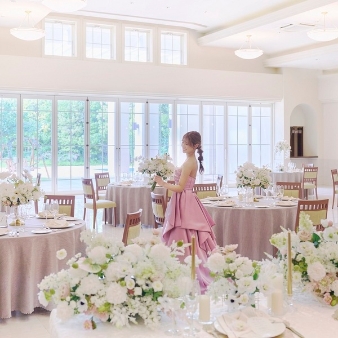 マリエール　ガーデン　バーベナ　（Ｍａｒｒｉｙｅｌｌ　Ｇａｒｄｅｎ　Ｖｅｒｂｅｎａ）:【50名222万円】2027年～のウェディングプラン（早割り有）◎:開放感あふれるバンケット