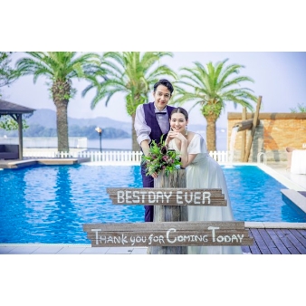 結婚式場：【12.8万円～】絶景フォトウエディング&amp;チャペル撮影！試食付