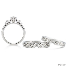 hirai art gallery（ヒライアートギャラリー）:[Disney] -Mickey Arabesque-「ミッキーマウス」婚約指輪