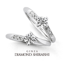 銀座ダイヤモンドシライシ:結婚の聖花とされるユリの花がモチーフ【ダイヤモンド・リリー　メレあり】