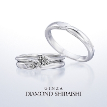 銀座ダイヤモンドシライシ:結婚の聖花とされるユリの花がモチーフ【ダイヤモンド・リリー　メレあり】