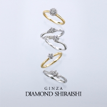 銀座ダイヤモンドシライシ:可憐な花が集まっている様子を、メレダイヤで表現【スマイリング ジャスミン】