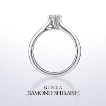 銀座ダイヤモンドシライシ:ダイヤモンドの輝きと爪部のアシンメトリーの美しさが共存【ダイヤモンドリリー】