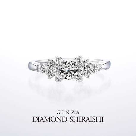 銀座ダイヤモンドシライシ:新しい芽が開く、その瞬間の輝き【ダイヤモンド グラス】