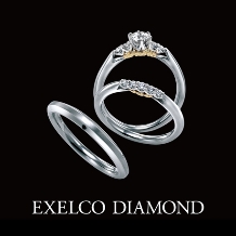 【エクセルコ】ダイヤモンドとリングが共鳴し輝きを生む『アンサンブル PT×YG』