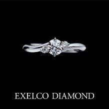 エクセルコ ダイヤモンド:【エクセルコ】空間を広くとり、石座が宙に浮くデザイン『クレアドルーン』