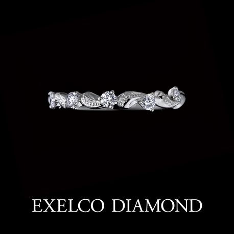 エクセルコ ダイヤモンド:【エクセルコ】ブルージュレースから紡ぎだされたような『ラヴィエール ルリエ 5』