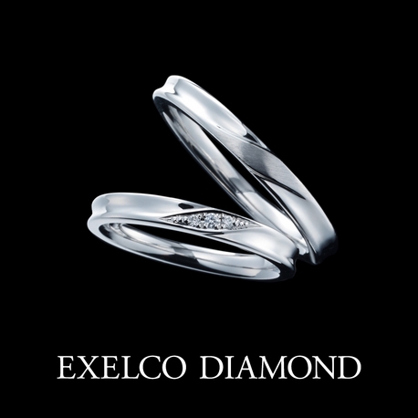 エクセルコ ダイヤモンド:【エクセルコ】指先で優雅にリズムを刻むイメージのリング『ヴィオラ 7』