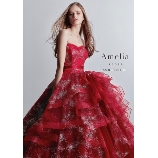 アクトレスウェディング 大阪梅田店:【アメリアスポーザ】ビビッドな赤のグリッターチュールできらきらと輝く花嫁に。